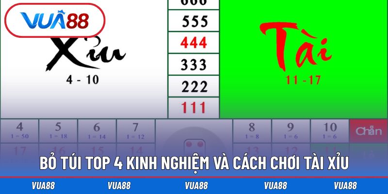 4 kinh nghiệm và cách chơi Tài xỉu bạn cần biết