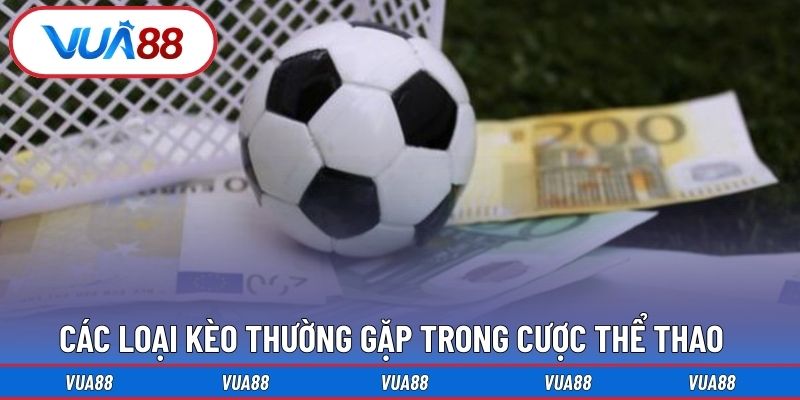 Các loại kèo thường gặp trong cược thể thao