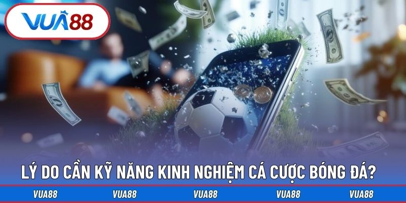 Lý do cần kỹ năng kinh nghiệm cá cược bóng đá?